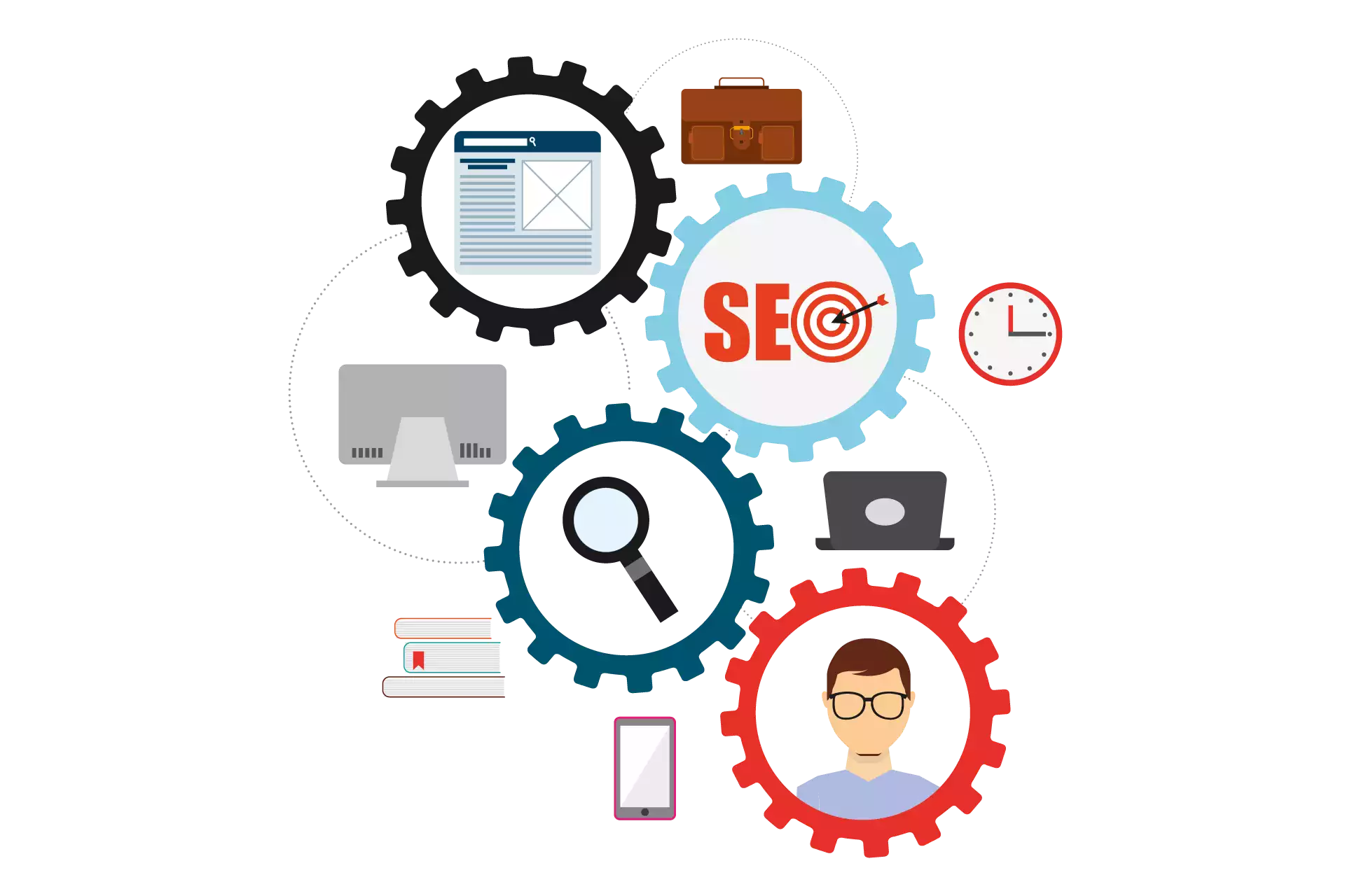 SEO optimization illustration