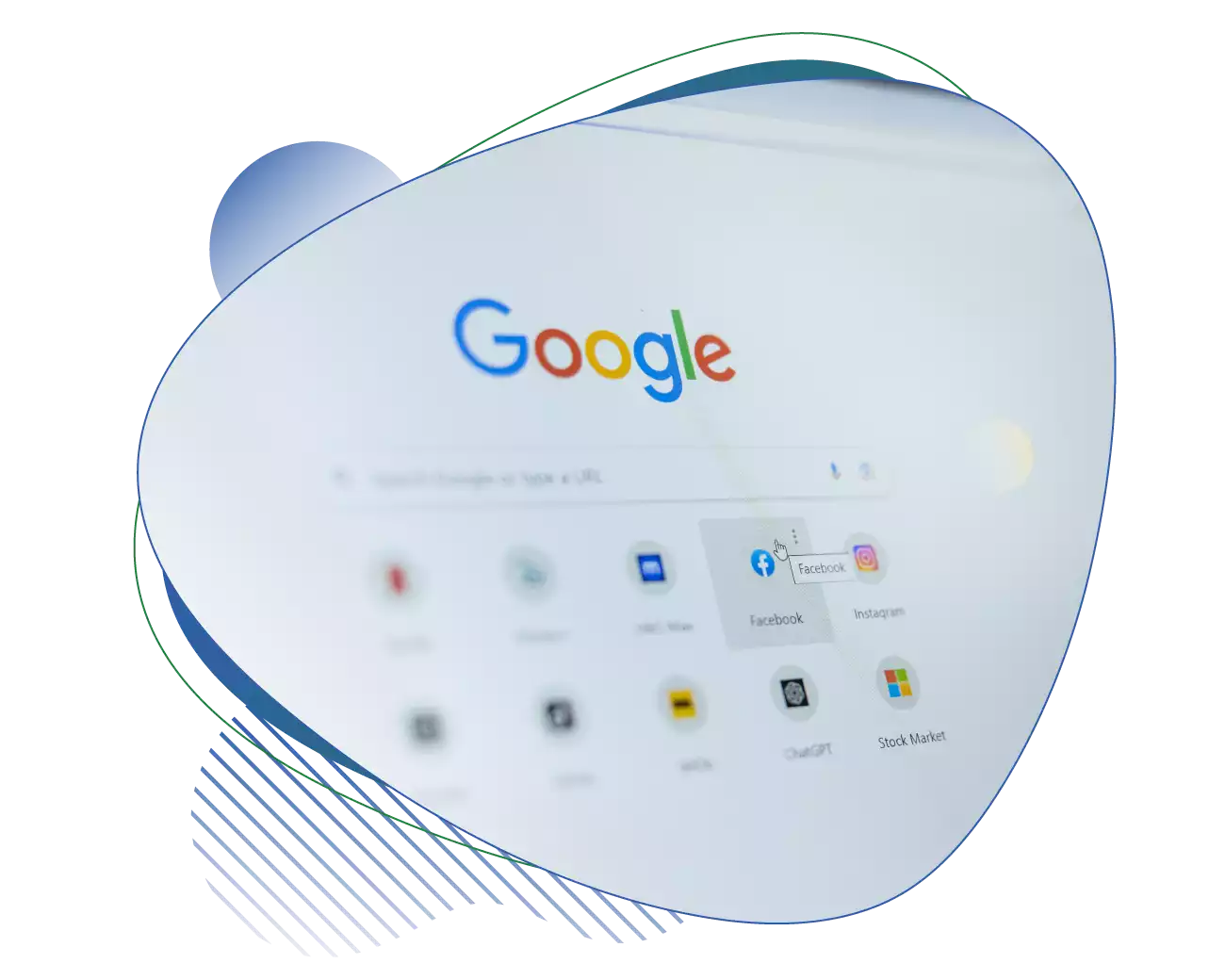 Google Search page chrome