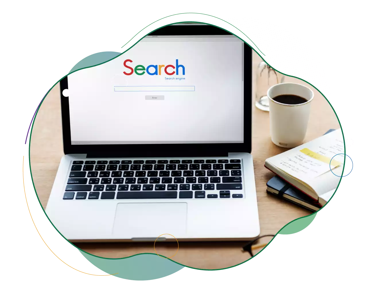 image with google search page