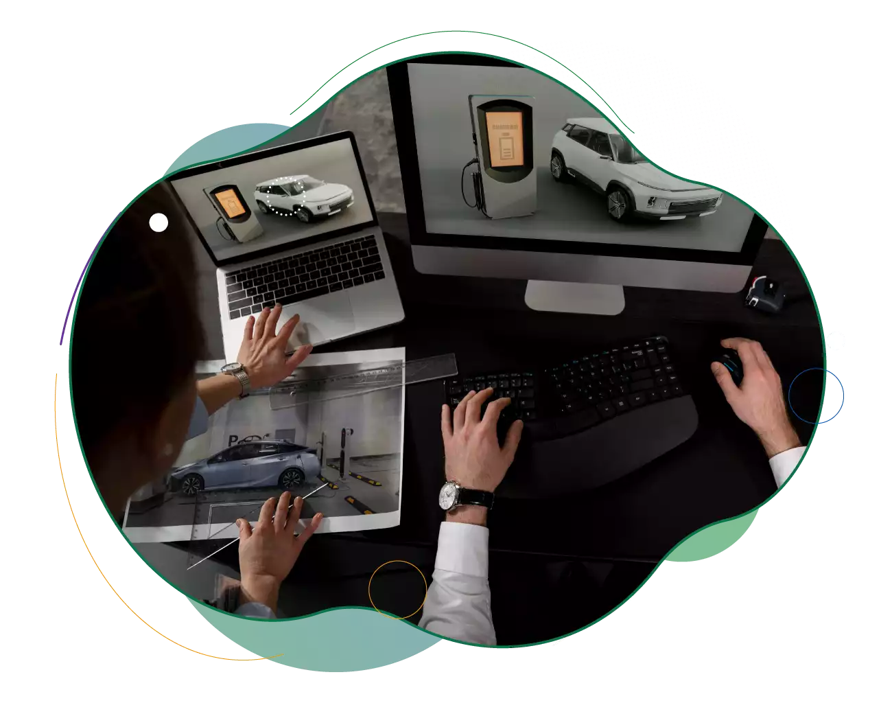 Automobile website design about section